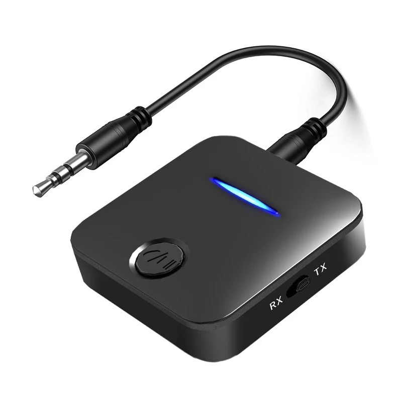 Приемник и передатчик 2 в 1 Bluetooth 5 0 аудио адаптер стерео музыкальный с микрофоном