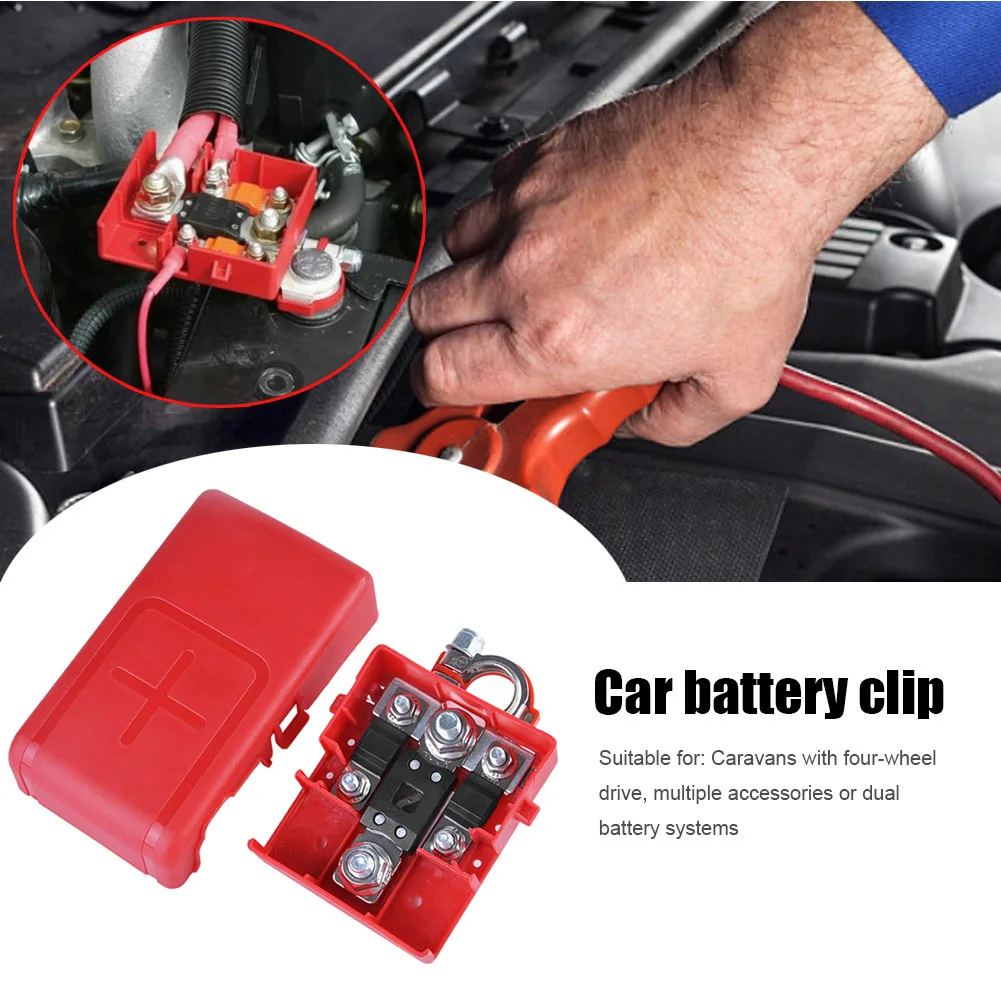 Adapter Battery Terminal Connector Distribution Pile Head Quick Release Replacement Vehicle W/ Cover 1pcs 400A
Adapter Battery Terminal Connector Distribution Pile Head Quick Release Replacement Vehicle W/ Cover 1pcs 400A