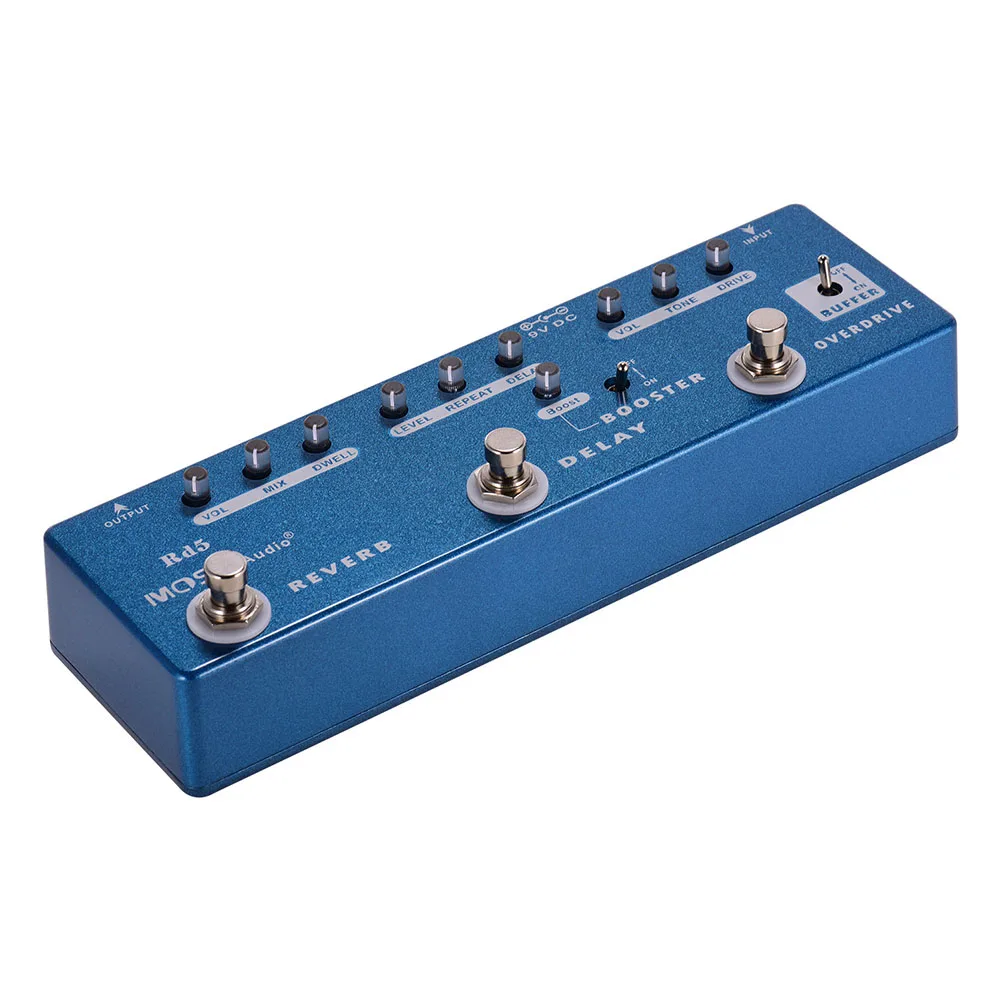 MOSKY Audio Effect Pedal Parts Reverb Guitar Pedal Metal Multi-Effects Overdrive 5-in-1 9.1*2.7*1.5in Accessories
MOSKY Audio Effect Pedal Parts Reverb Guitar Pedal Metal Multi-Effects Overdrive 5-in-1 9.1*2.7*1.5in Accessories