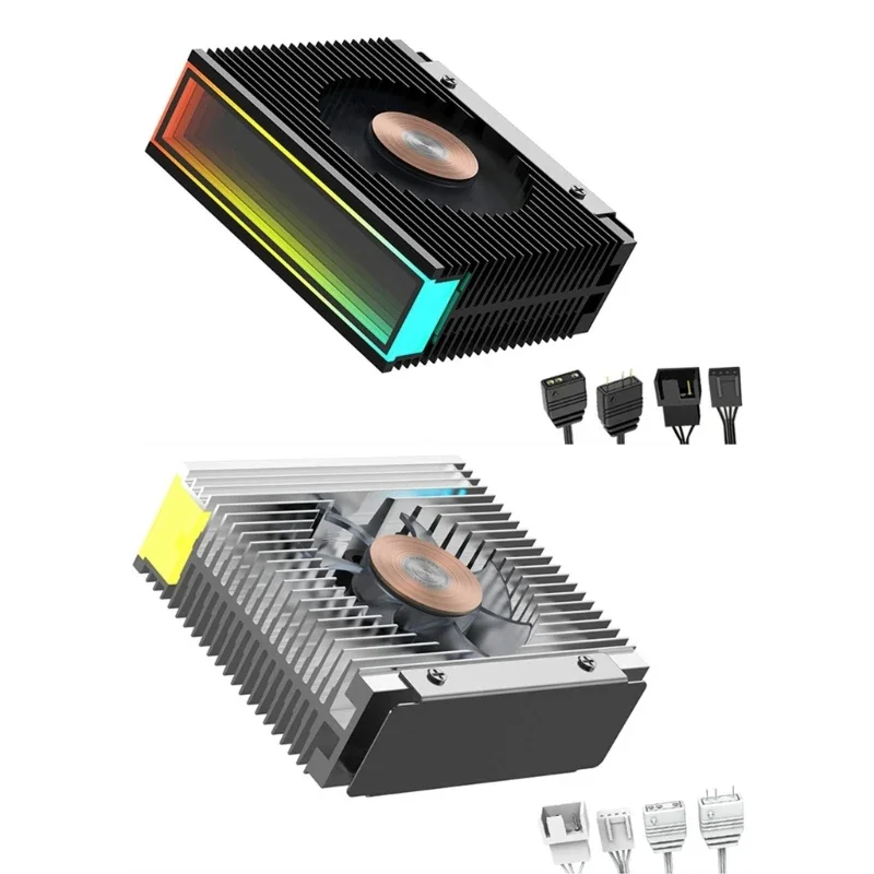

M.2 2280 Heatsink Coolers SSD Heatsinks ARGB Thermal Radiator M.2 SSD Cooling Sink SSD Radiator for 2280 M.2 SSD