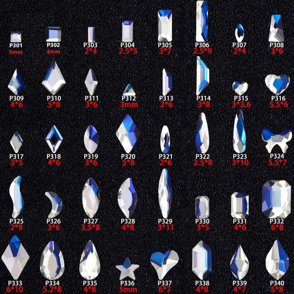 100/500pcs Blue MoonLight Boutique Flat bottom nail art rhinestones Glass crystal 3D nail decoration Multiple shapes wholesale
100/500pcs Blue MoonLight Boutique Flat bottom nail art rhinestones Glass crystal 3D nail decoration Multiple shapes wholesale