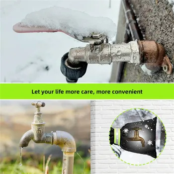 Winter Faucet Cover Freeze Protection Reusable 1 Pack Outdoor Faucet Cover Bib Freeze Water Protector