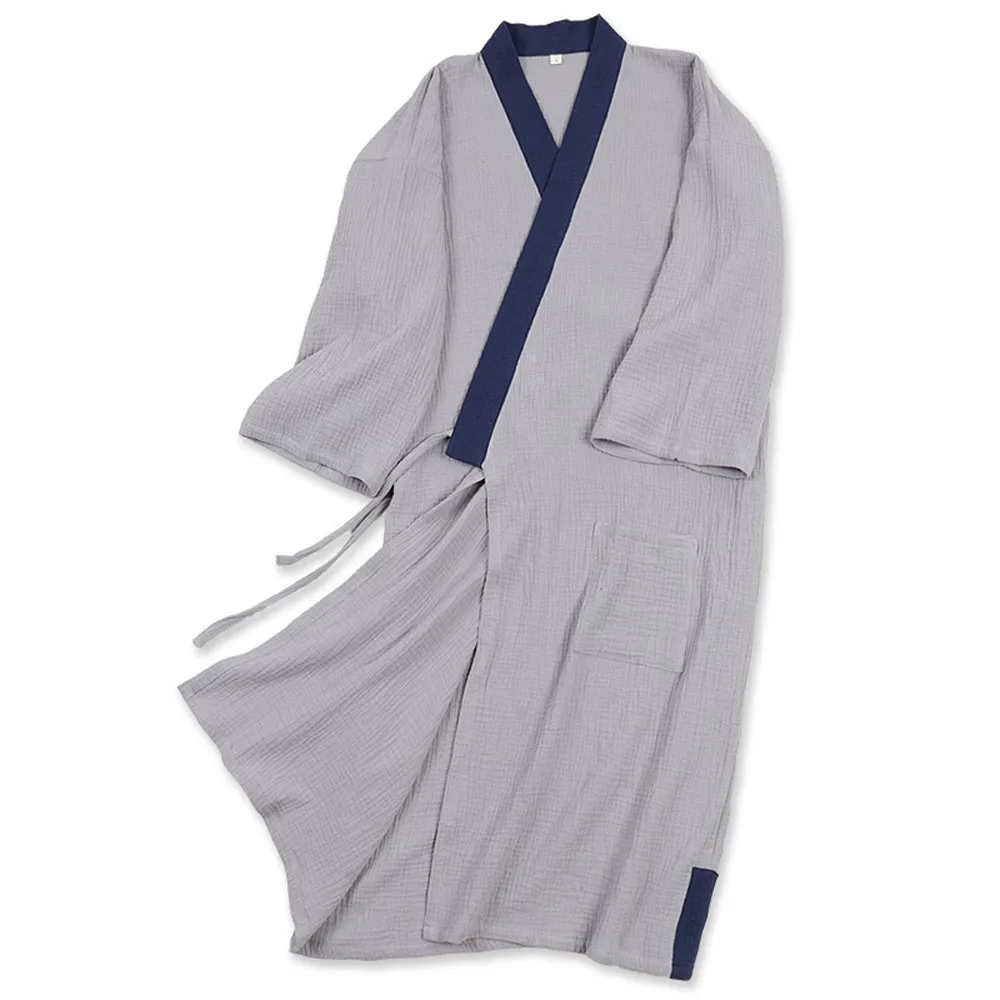 New Cotton Man Robe Kimono Nightgown Sleepwear Yukata Comfortable Bathrobe Home Dress Japanese Traditional Pajamas For Couple
New Cotton Man Robe Kimono Nightgown Sleepwear Yukata Comfortable Bathrobe Home Dress Japanese Traditional Pajamas For Couple