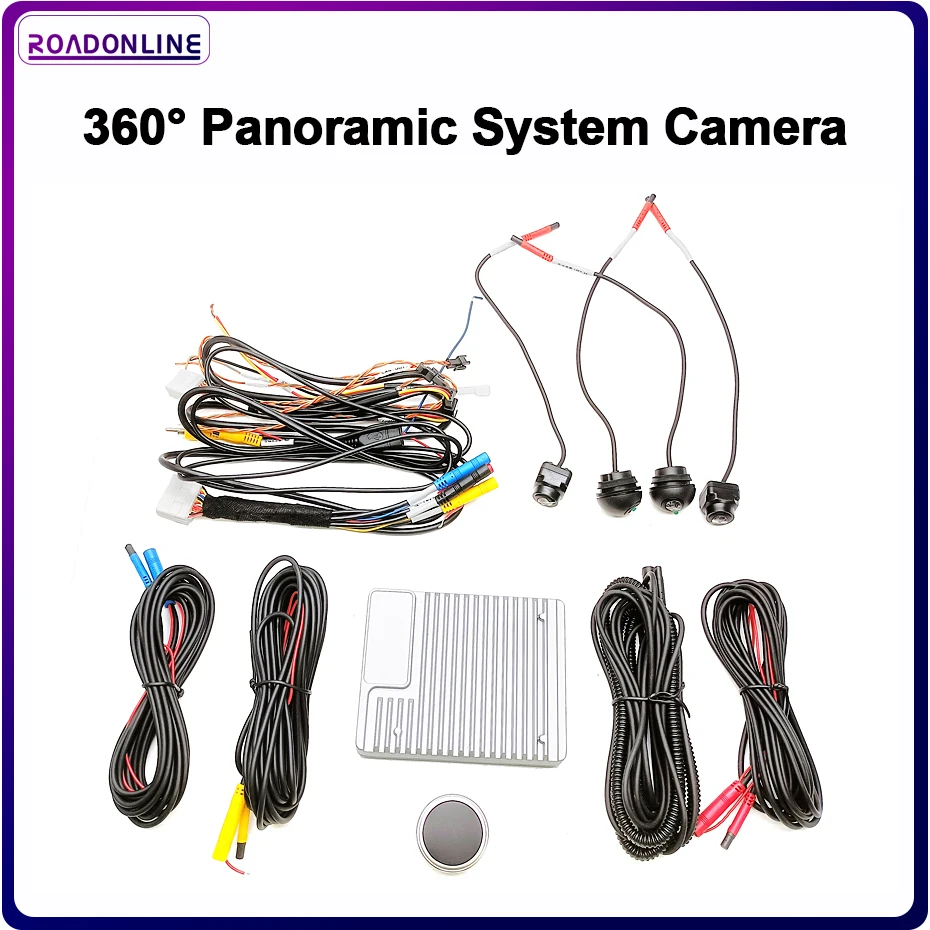 360° Panoramic System Camera With Joystick 1080P Surround Around View Camera Car Accessories
360° Panoramic System Camera With Joystick 1080P Surround Around View Camera Car Accessories
