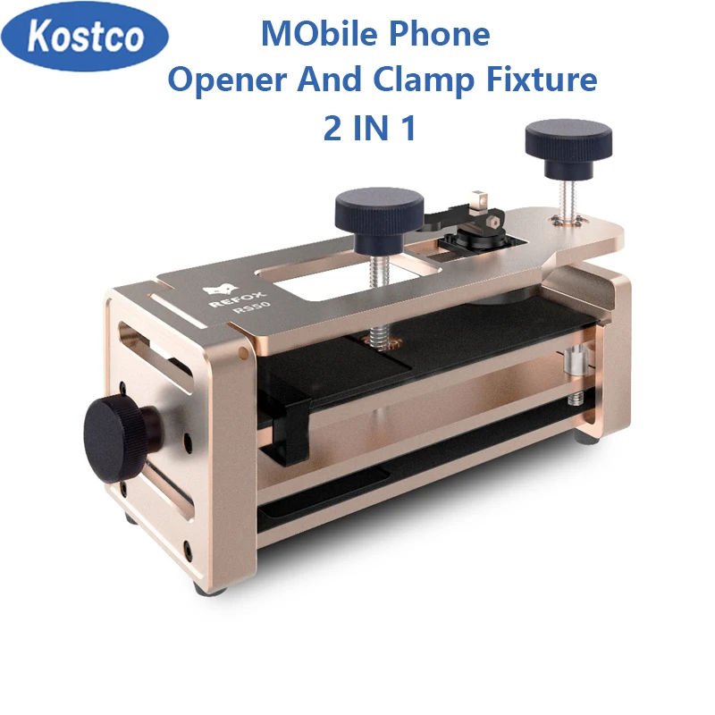 REFOX RS50 2 In 1 Mobile Phone Free Heating LCD Screen Splitter Quick Screen Removal Fixture For IPhone Android Clamping
REFOX RS50 2 In 1 Mobile Phone Free Heating LCD Screen Splitter Quick Screen Removal Fixture For IPhone Android Clamping