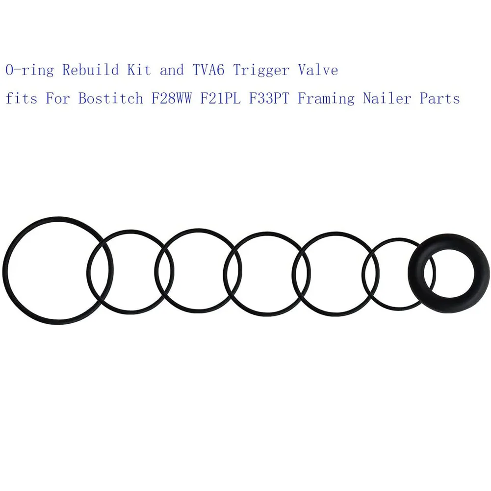 Trigger Valve O-ring Rebuild KitSeal CN70 TVA1 CN80 Trigger F21PL Valve F33PT Fits For F28WW Framing
Trigger Valve O-ring Rebuild KitSeal CN70 TVA1 CN80 Trigger F21PL Valve F33PT Fits For F28WW Framing