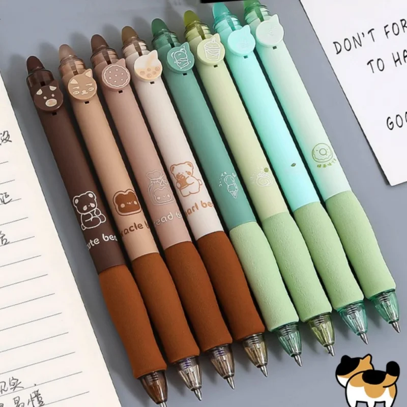 Newstyle Erasable Blue Color Gel Pens Set Coffee Bear & Icecream Soft Holding 0.5mm Ballpoint for Writing A7482
Newstyle Erasable Blue Color Gel Pens Set Coffee Bear & Icecream Soft Holding 0.5mm Ballpoint for Writing A7482