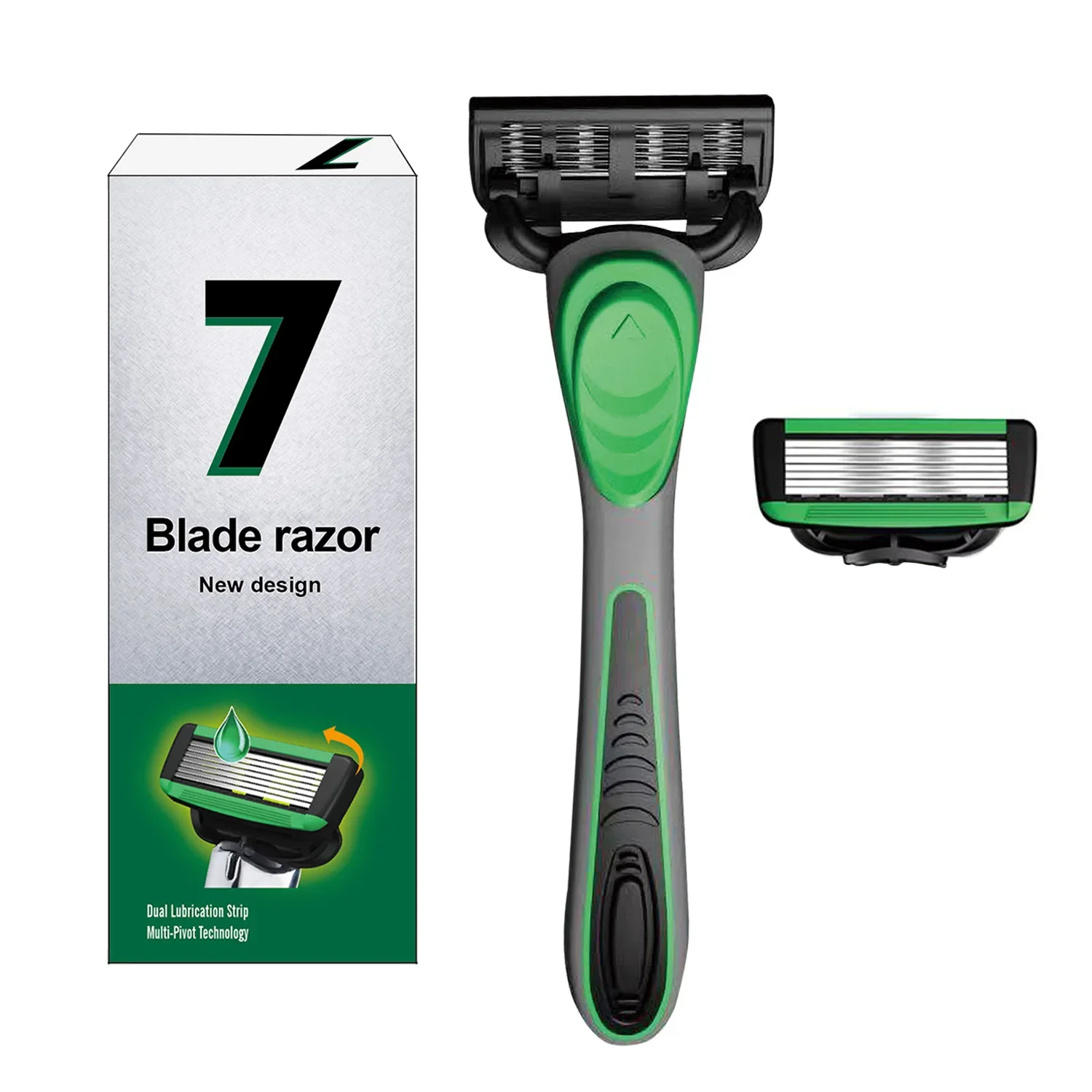 Men Shaving Razor Barber Tools Facial Hair Razor 7 Layers Blades High Quality Antique Shaving Knife Shaver With Replacement Head
Men Shaving Razor Barber Tools Facial Hair Razor 7 Layers Blades High Quality Antique Shaving Knife Shaver With Replacement Head