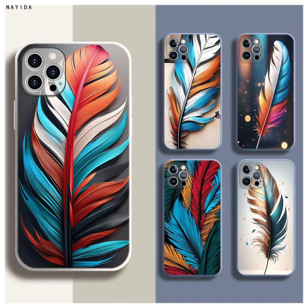 Phone Case For Iphone 15 14 13 11 12 Mini Pro Max TPU Bag Soft Silicone New Cover Beautiful feather
Phone Case For Iphone 15 14 13 11 12 Mini Pro Max TPU Bag Soft Silicone New Cover Beautiful feather