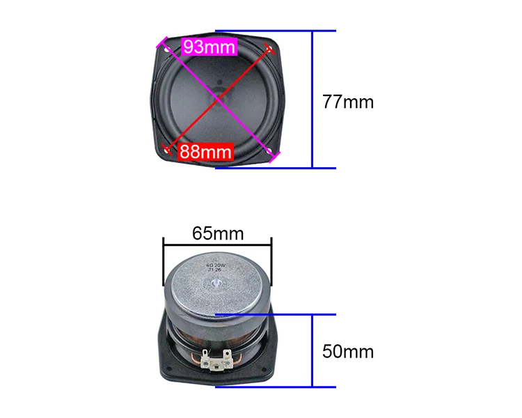 For Harman 3 inch 77mm Long Stroke Mid Woofer Bass Speaker Clear Sound large energy Bookshelf Bluetooth Box For Steel Series Diy For Harman 3 inch 77mm Long Stroke Mid Woofer Bass Speaker Clear Sound large energy Bookshelf Bluetooth Box For Steel Series Diy
