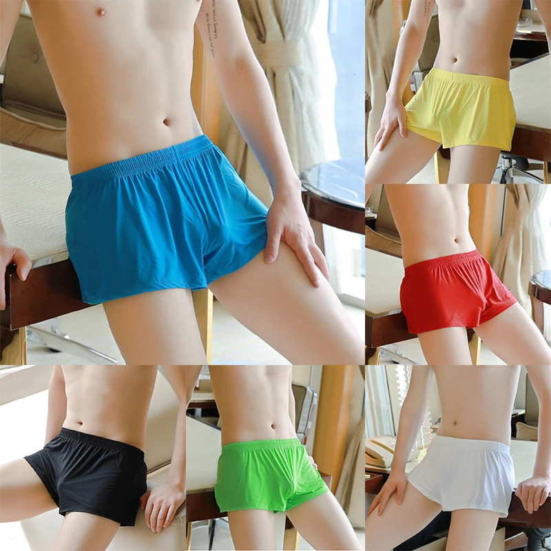 Ice Silk Mens Boxer Shorts Soft Stretch Comfortable Breathable Men Underwear Boxers Trunks Loose Cool Panties Home Sleep Wear
Ice Silk Mens Boxer Shorts Soft Stretch Comfortable Breathable Men Underwear Boxers Trunks Loose Cool Panties Home Sleep Wear