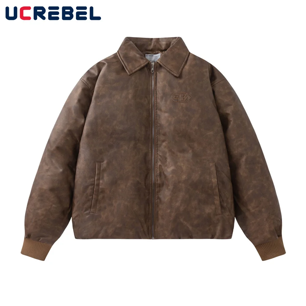Letter Embroidery Ma-1 Bomber Jacket Mens Streetwear Winter Thick Lapel Long Sleeve Leather Padded Jacket Men
Letter Embroidery Ma-1 Bomber Jacket Mens Streetwear Winter Thick Lapel Long Sleeve Leather Padded Jacket Men