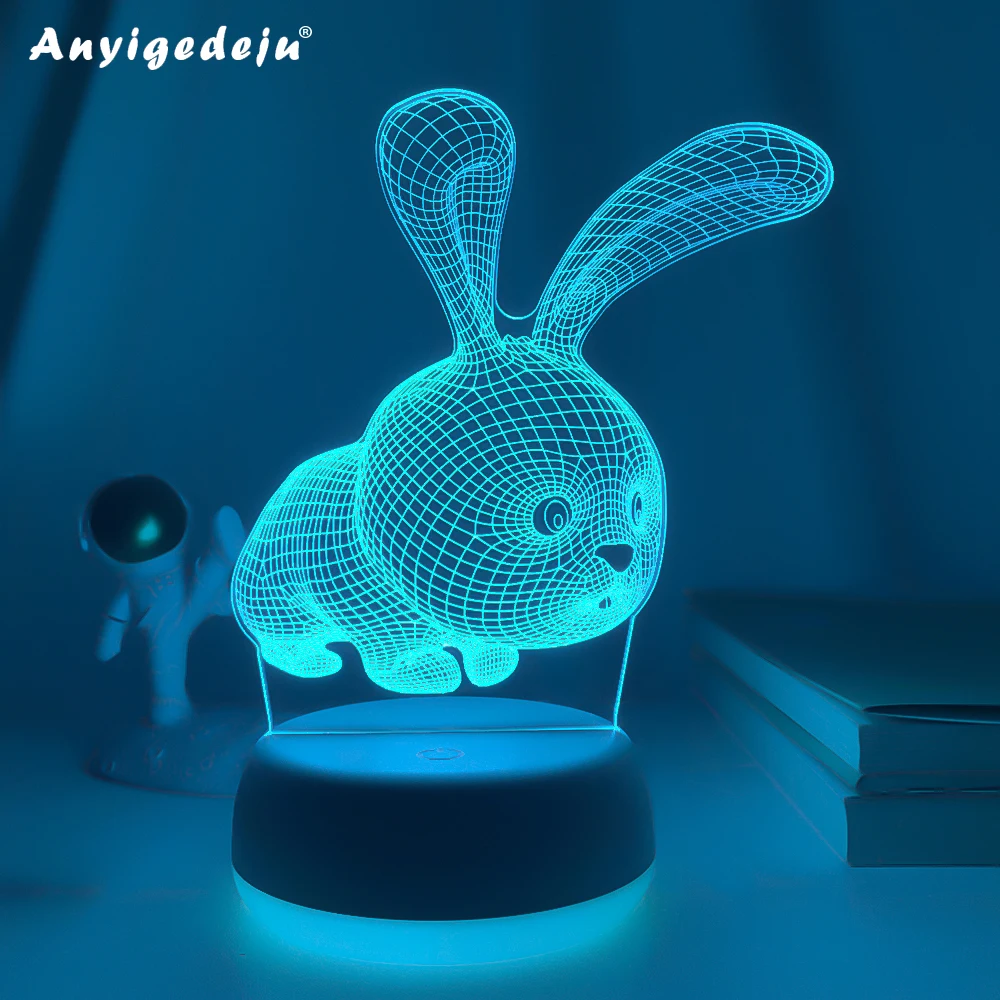 3d Lamp Rabbit Baby Night Lights Color Changing Usb Battery Nightlight for Kids Child Girl Bedroom Decor bunny Night Lamp Gifts
3d Lamp Rabbit Baby Night Lights Color Changing Usb Battery Nightlight for Kids Child Girl Bedroom Decor bunny Night Lamp Gifts