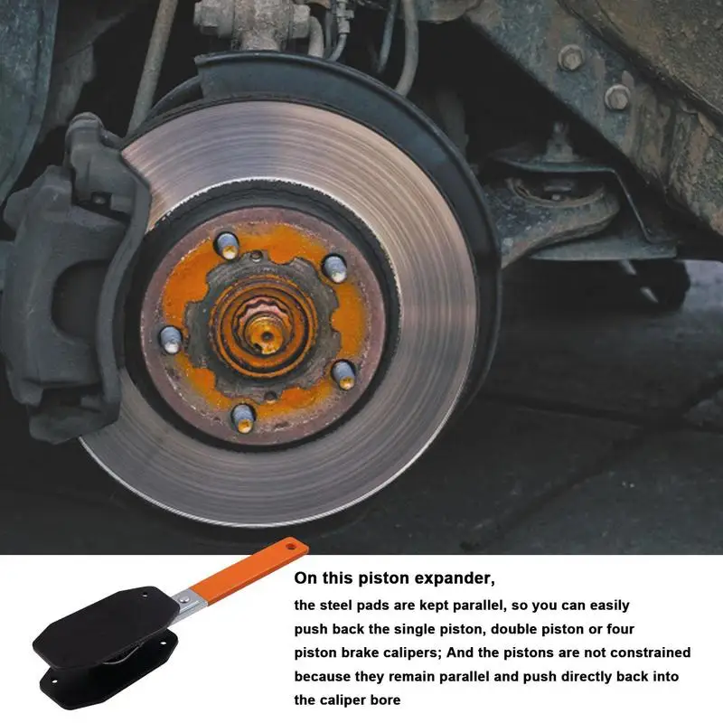 Brake Caliper Press Car Piston Spreader Pad 360 Degree Swing Ratchet Wrench Expander for Single Twin Quad Piston Disc Brake
Brake Caliper Press Car Piston Spreader Pad 360 Degree Swing Ratchet Wrench Expander for Single Twin Quad Piston Disc Brake