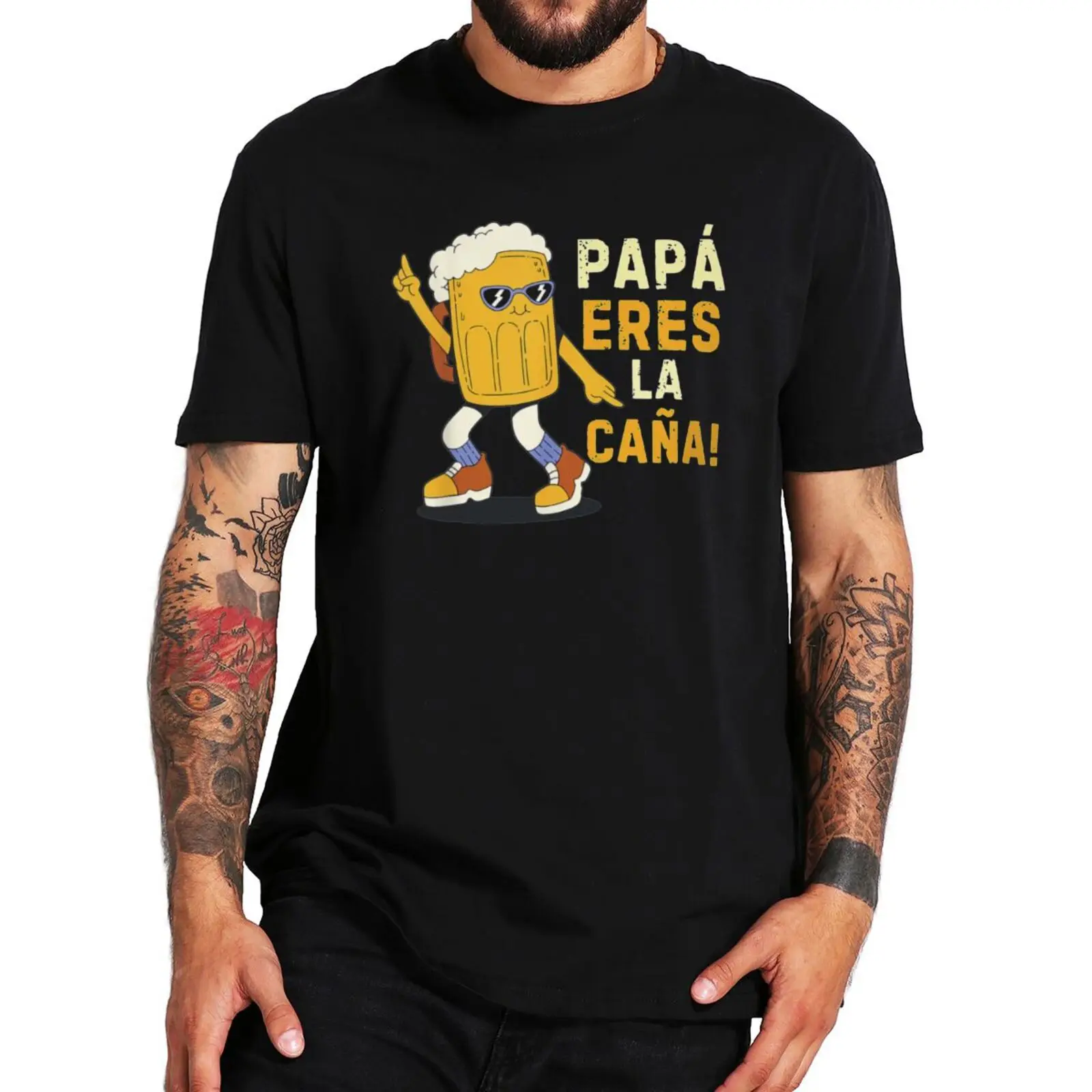 

Dad You're Great T Shirt Retro Spanish Papa Father's Day Birthday Gift T-shirt Casual 100% Cotton Soft Unisex Tee Tops EU Size