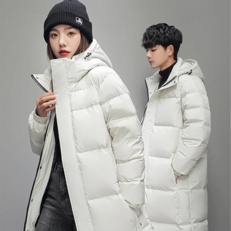 Winter New Men's Long Down Coats Couple Jacket 2023 Solid Color Hooded Casual Warm White Duck Down Coat Korean Luxury Clothing
Winter New Men's Long Down Coats Couple Jacket 2023 Solid Color Hooded Casual Warm White Duck Down Coat Korean Luxury Clothing