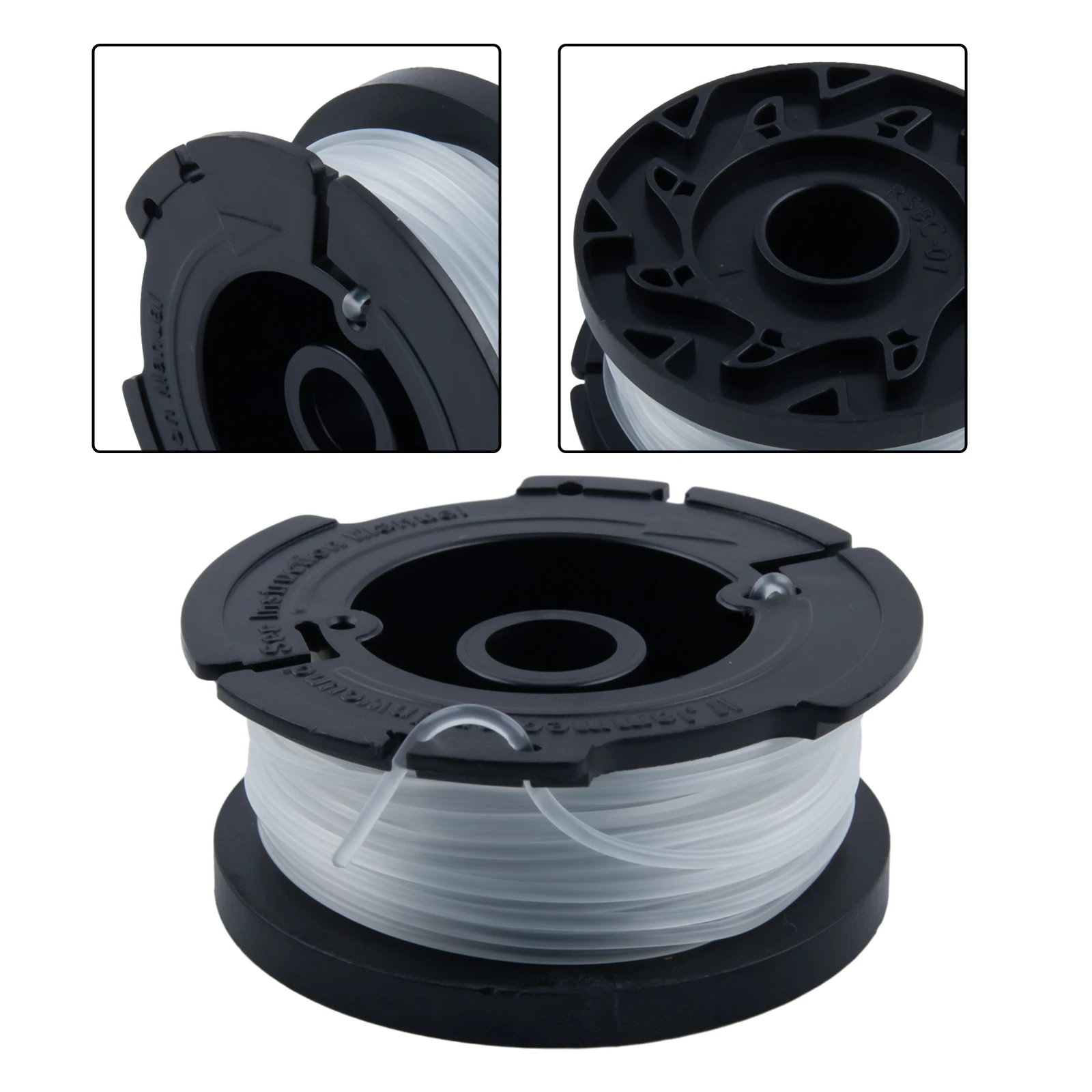 String Trimmer Nylon Spool Line Black 30ft 0.065 inch Replacement With Spring For Black&Decker AF-100 Hot Sale
String Trimmer Nylon Spool Line Black 30ft 0.065 inch Replacement With Spring For Black&Decker AF-100 Hot Sale