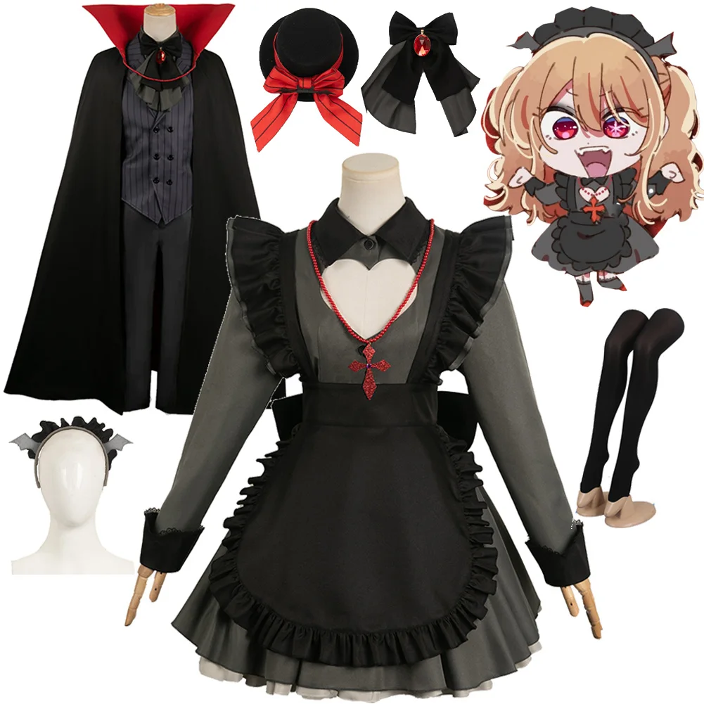 Hoshino Aquamarine Hoshino Rubii Cosplay Vampire Set Costume Anime Oshi of Ko Roleplay Outfits Couple Clothes Halloween Suits
Hoshino Aquamarine Hoshino Rubii Cosplay Vampire Set Costume Anime Oshi of Ko Roleplay Outfits Couple Clothes Halloween Suits