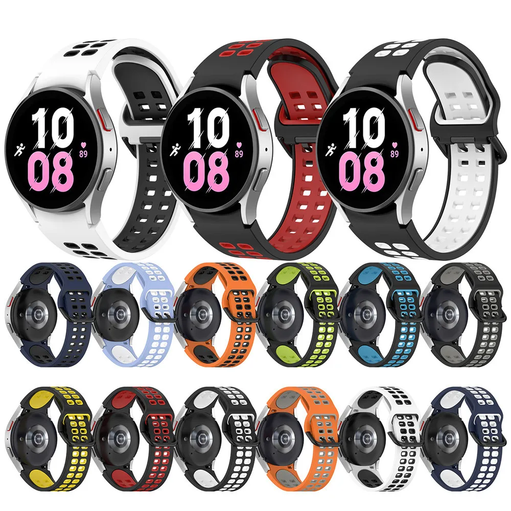 Two-color Strap for Samsung Galaxy Watch6/Watch6 Classic/Watch5/Watch5 Pro/Watch4/Watch4 Classic Wristband Repalcement Belt
Two-color Strap for Samsung Galaxy Watch6/Watch6 Classic/Watch5/Watch5 Pro/Watch4/Watch4 Classic Wristband Repalcement Belt