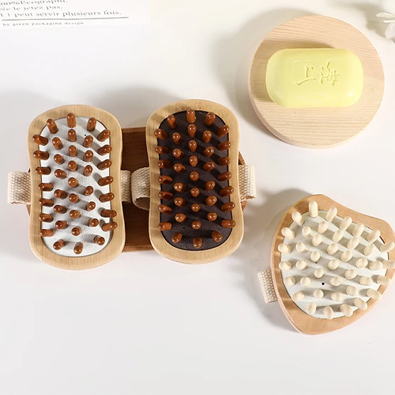 

Body Anti Cellulite Brush Soothing Wooden Essential Oil Spa Air Cushion Massage Hair Comb Scalp Massage Brush Dead Skin Remover