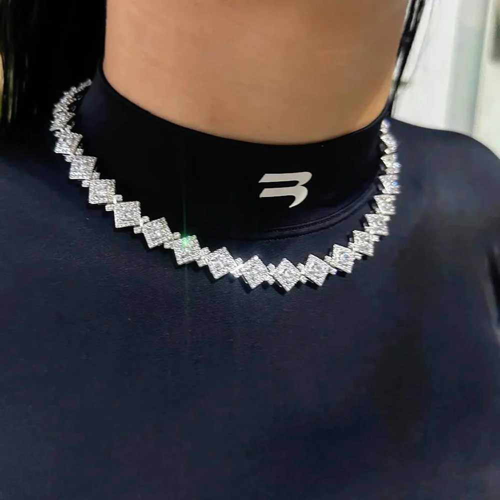 New Hiphop Iced Out Bling Tennis Chain CZ Charm Necklace 10MM Silver Color Cubic Zirconia For Women Men Jewelry
New Hiphop Iced Out Bling Tennis Chain CZ Charm Necklace 10MM Silver Color Cubic Zirconia For Women Men Jewelry