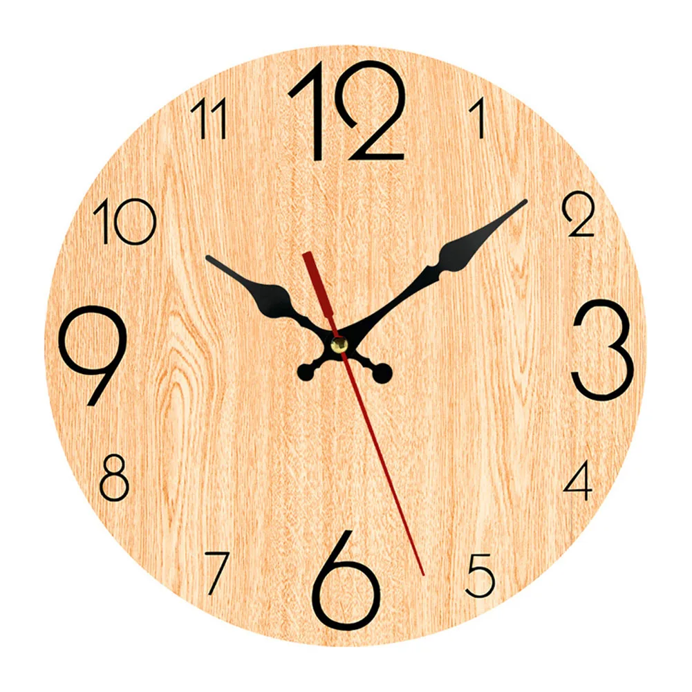 Vintage Wood Grain Wall Clocks 12inch Retro Simple Round Home Living Room Clock Home Office Wooden Carfts Wall Decoration
Vintage Wood Grain Wall Clocks 12inch Retro Simple Round Home Living Room Clock Home Office Wooden Carfts Wall Decoration