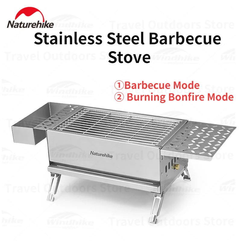 Naturehike Outdoor Picnic Barbecue Grill Portable Stainless Steel Folding Party BBQ Cooking Hiking Garden Firewood Stove Furnace 
Naturehike Outdoor Picnic Barbecue Grill Portable Stainless Steel Folding Party BBQ Cooking Hiking Garden Firewood Stove Furnace
