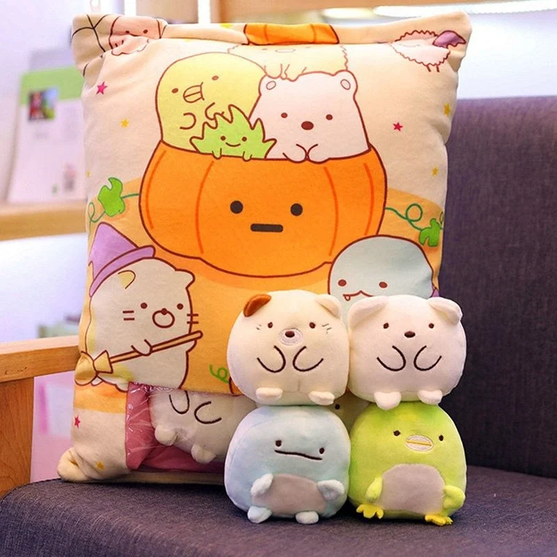 Плюшевая кукла Sumikko Gurashi, большая подушка с набивными животными, кукла-закуска, кукла-животное, подарок для девочки, сердце, домашняя диванная подушка
Плюшевая кукла Sumikko Gurashi, большая подушка с набивными животными, кукла-закуска, кукла-животное, подарок для девочки, сердце, домашняя диванная подушка