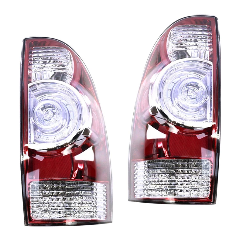 

2Piece LED Tail Lights Left Right Rear Bumper Lights Assembly Signal Lamp Parts Accessories For Toyota Tacoma Pickup 2005-2015