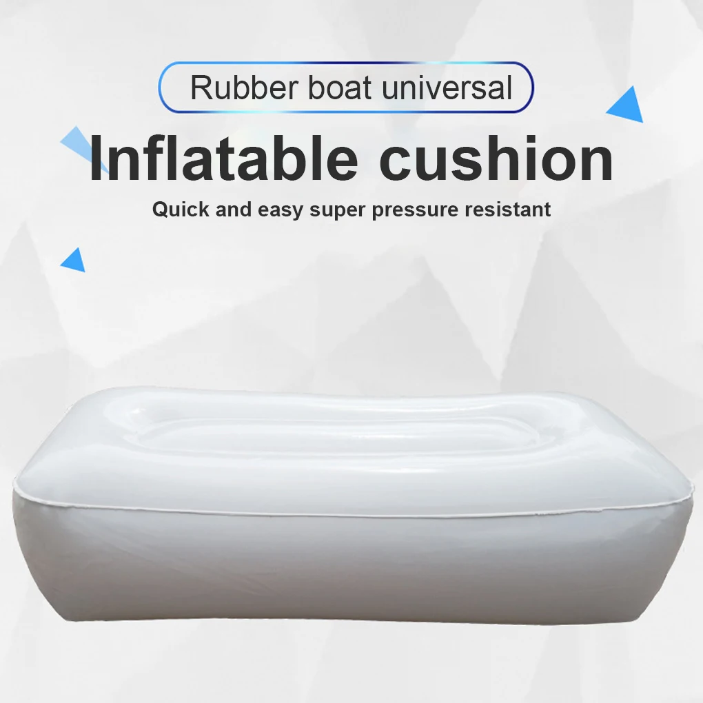 

Inflatable Cushion Kayak Seat Pad Comfortable PVC Cushions Portable Outdoor Water Sports Drifting Sailing Hiking