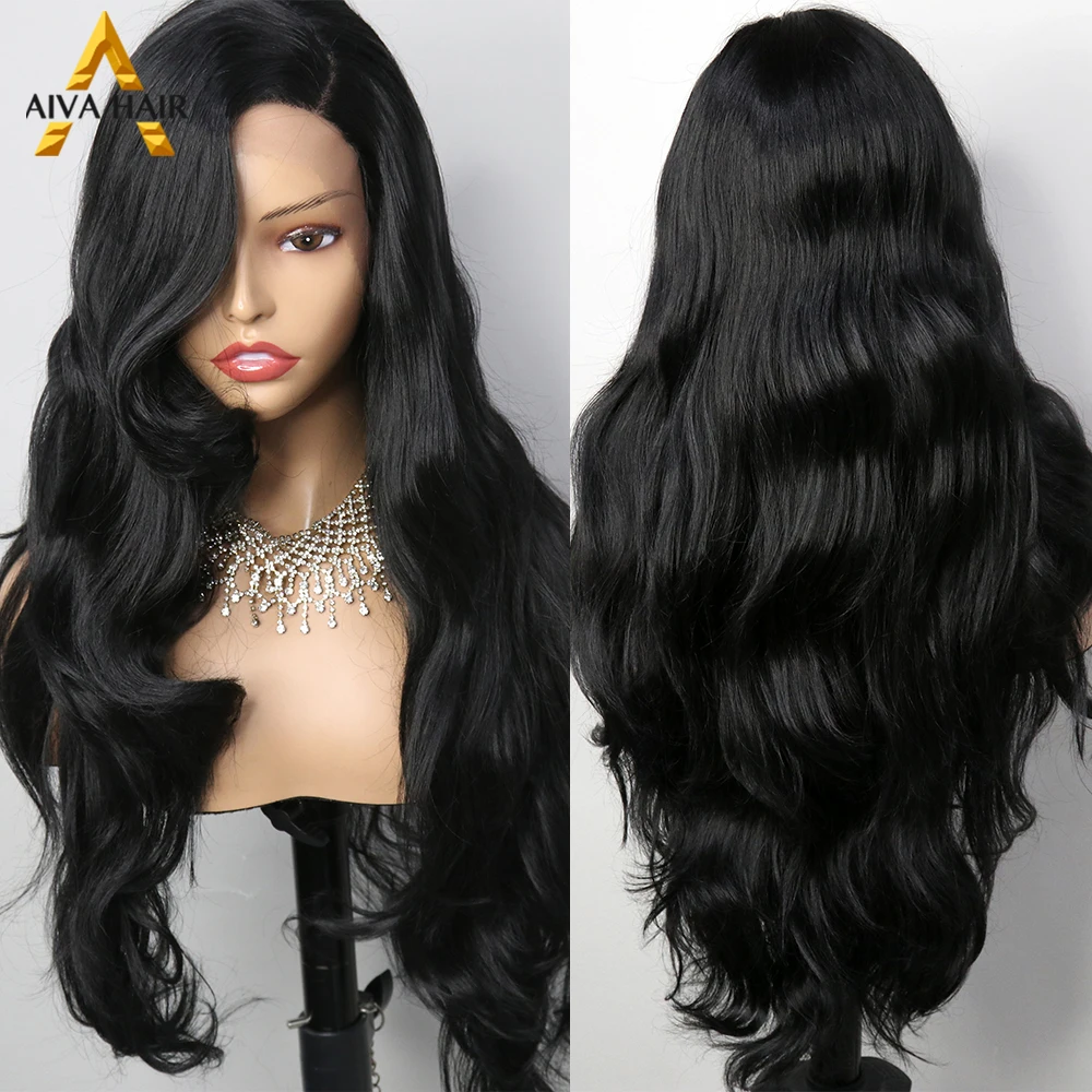 Natural Colored 180 Density Body Wave Synthetic Wigs 13X4 Lace Front Wig Heat Resistant Transparent Drag Queen Cosplay For Women
Natural Colored 180 Density Body Wave Synthetic Wigs 13X4 Lace Front Wig Heat Resistant Transparent Drag Queen Cosplay For Women