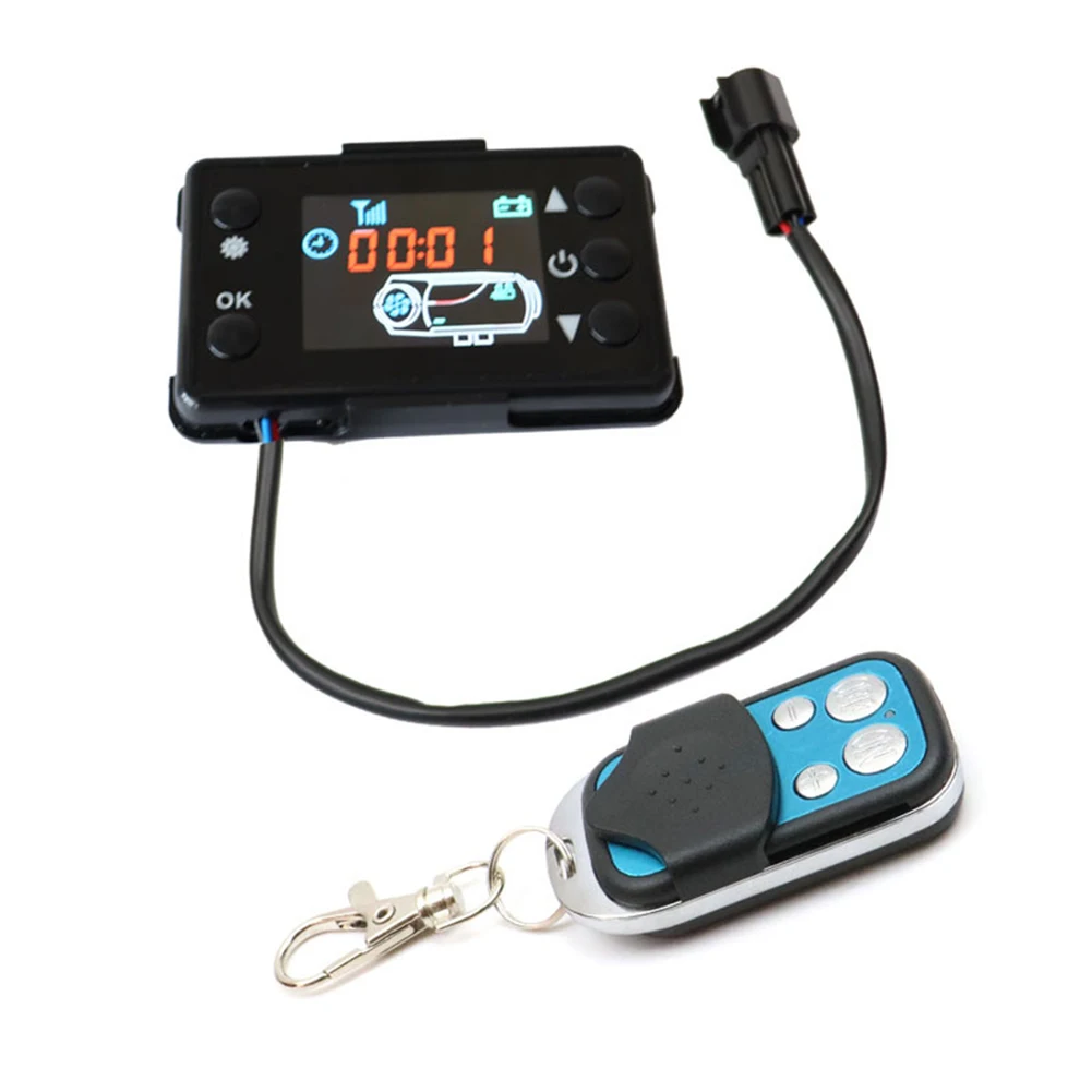 Air Parking Heater LCD Monitor Switch & Remote Control Easy Pairing Manual Fuel Fill Mode Plastic Material
Air Parking Heater LCD Monitor Switch & Remote Control Easy Pairing Manual Fuel Fill Mode Plastic Material