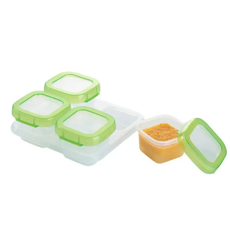 

Infant Food Storage Box Sealed Keep Fresh Box Leakproof Supplement Bowl Green Home Wedding Infant Food Storage Containers