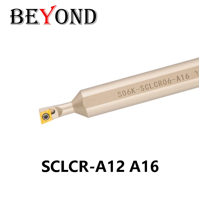 BEYOND SCLCR Small Head Turning Tool Holder S07K-SCLCR06-A12 S08K-SCLCR06-A16 S10K S12M-SCLCR09-A16 Lathe Cutter CNC Boring Bar
BEYOND SCLCR Small Head Turning Tool Holder S07K-SCLCR06-A12 S08K-SCLCR06-A16 S10K S12M-SCLCR09-A16 Lathe Cutter CNC Boring Bar