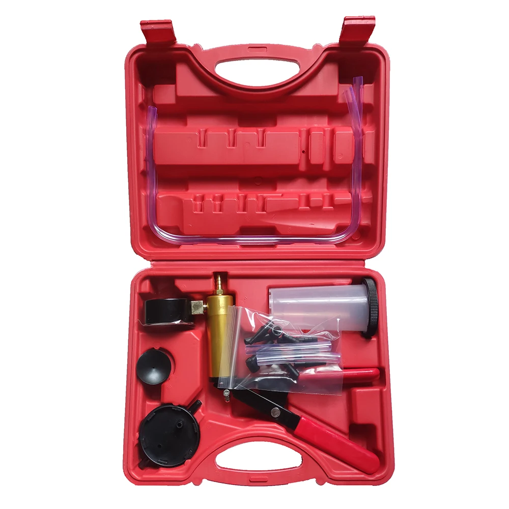 Auto Car Manual Vacuum Pressure Pump Brake Bleeding Portable Repair for Vacuum Power Brake Systems Brake fluid replacement tool
Auto Car Manual Vacuum Pressure Pump Brake Bleeding Portable Repair for Vacuum Power Brake Systems Brake fluid replacement tool