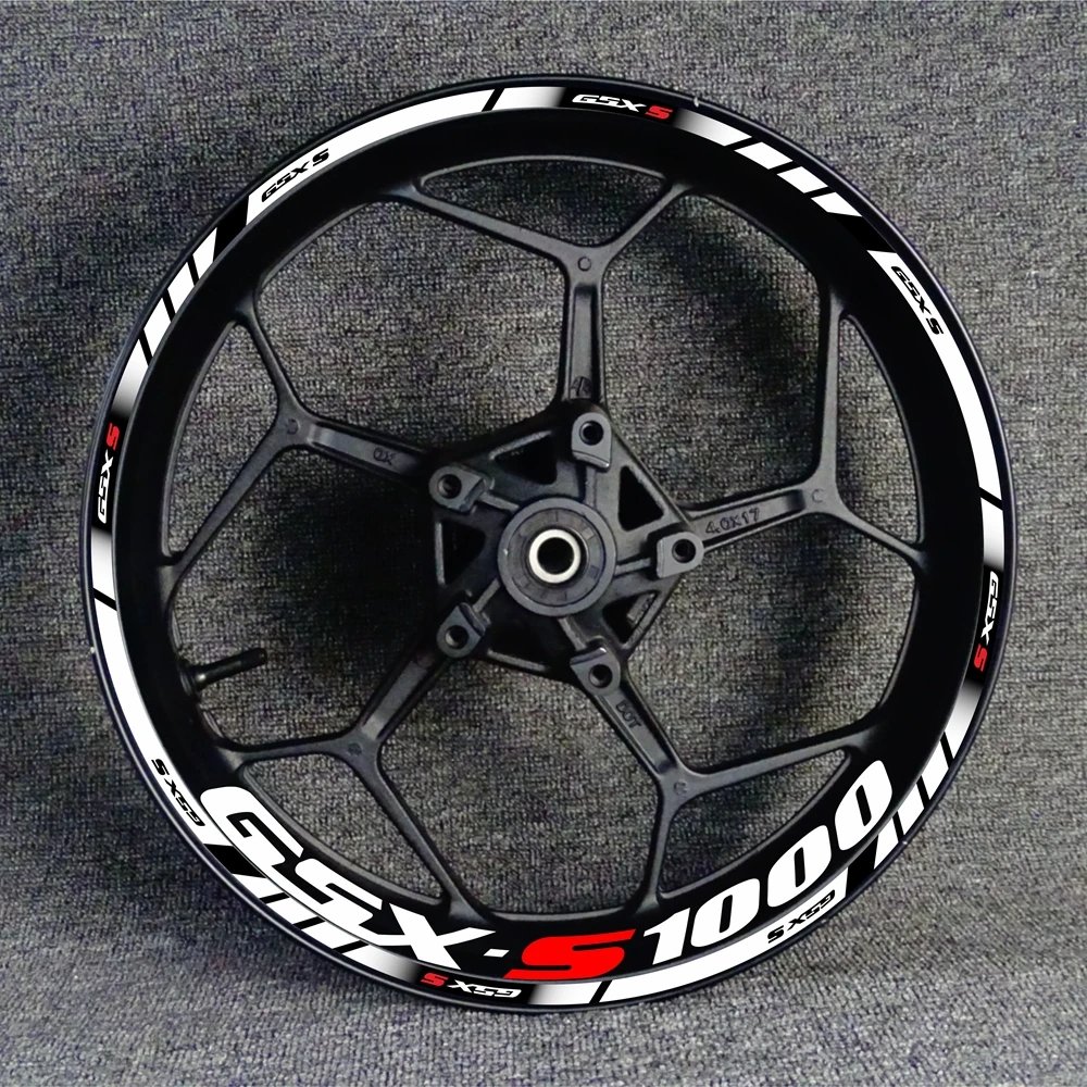 

For Suzuki GSXS1000 Motorcycle Wheel Hub Decal Gsx-s 1000 R Logo Wheel Rim Gsxs/1000/R/S1000/S High Quality Reflective Sticker