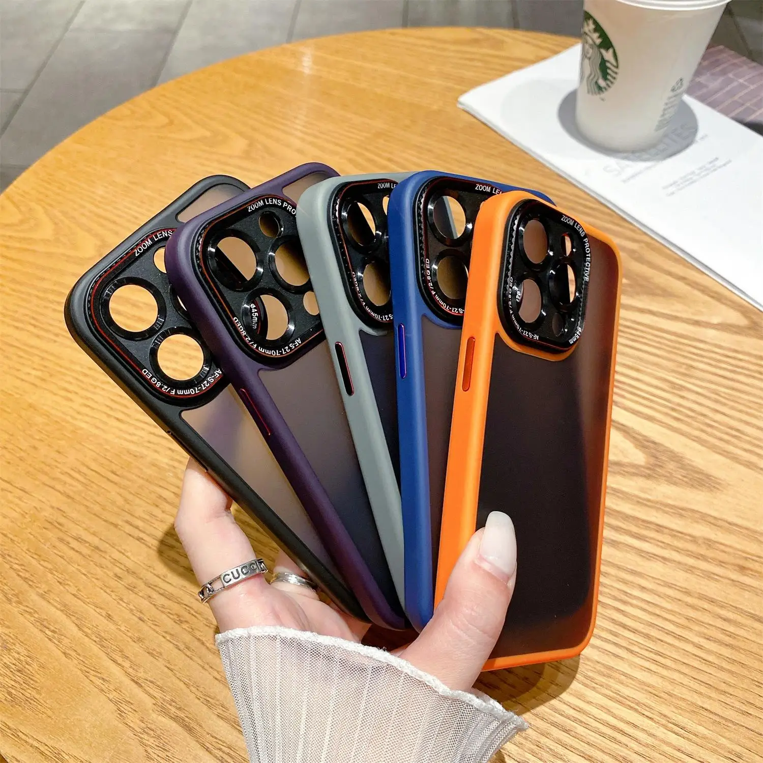 For IPhone 15 Pro Max Case Skin Friendly Matte Black Colorful Frame Silicone Lens Shockproof Protection Hard Cover Accessories
For IPhone 15 Pro Max Case Skin Friendly Matte Black Colorful Frame Silicone Lens Shockproof Protection Hard Cover Accessories