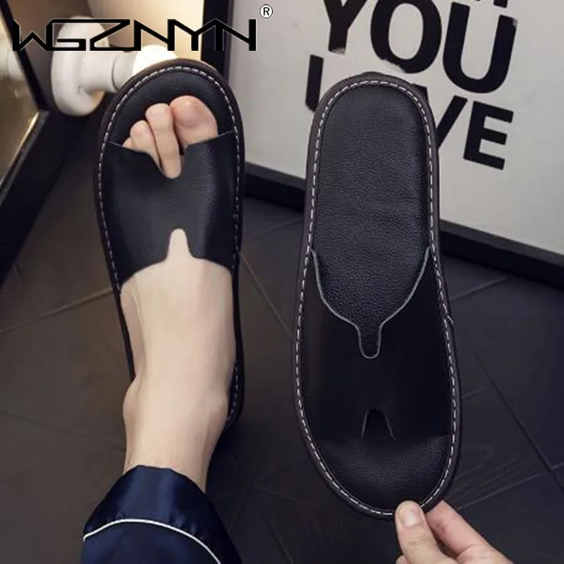 Women's Genuine Leather Summer Indoor Slippers Anti-Skip Sofa Couple's Household Slippers Men's Casual Home Shoes Beach Slippers
Women's Genuine Leather Summer Indoor Slippers Anti-Skip Sofa Couple's Household Slippers Men's Casual Home Shoes Beach Slippers