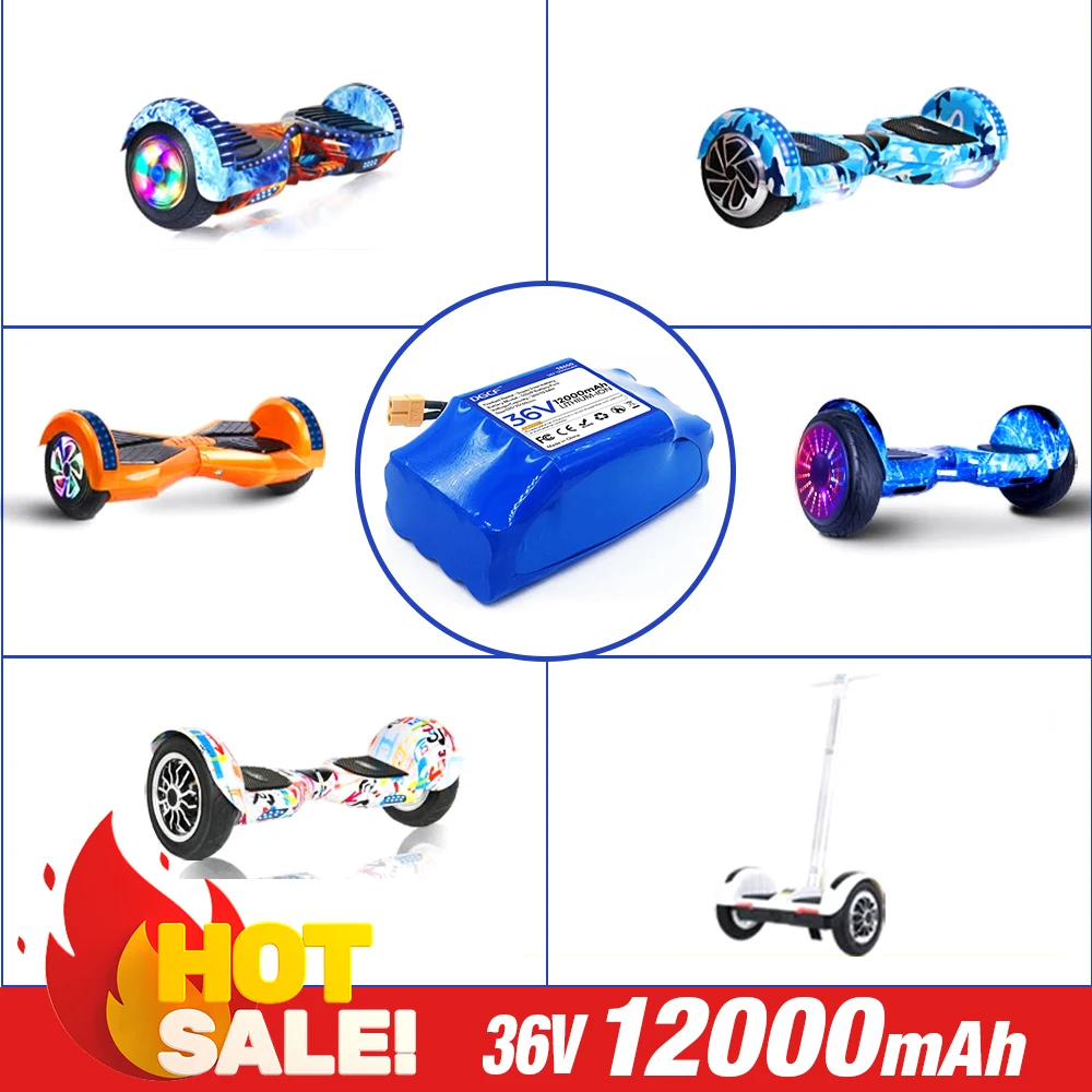Original 36v 12Ah Rechargeable Lithium Battery 10S2P 12000mAh 18650 Electric Self Balancing Scooter Hoverboard Batteries
Original 36v 12Ah Rechargeable Lithium Battery 10S2P 12000mAh 18650 Electric Self Balancing Scooter Hoverboard Batteries