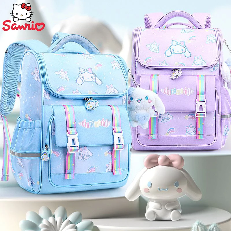 Рюкзак Sanrio Cinnamoroll Kuromi Hello Kitty, класс 1-5, вместительный рюкзак для студентов, дышащая водонепроницаемая сумка, милый подарок для девочки
Рюкзак Sanrio Cinnamoroll Kuromi Hello Kitty, класс 1-5, вместительный рюкзак для студентов, дышащая водонепроницаемая сумка, милый подарок для девочки