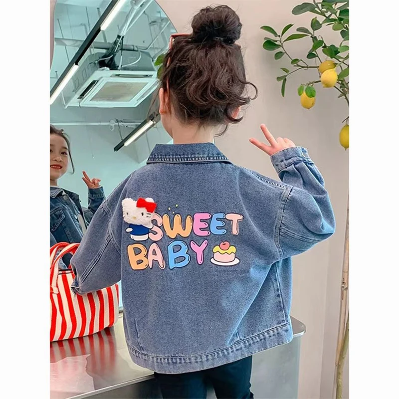 Демисезонное пальто с длинным рукавом Hello Kitty из аниме Kawaii Sanrio, детская модная одежда с милым мультяшным рисунком, подарки для детей
Демисезонное пальто с длинным рукавом Hello Kitty из аниме Kawaii Sanrio, детская модная одежда с милым мультяшным рисунком, подарки для детей