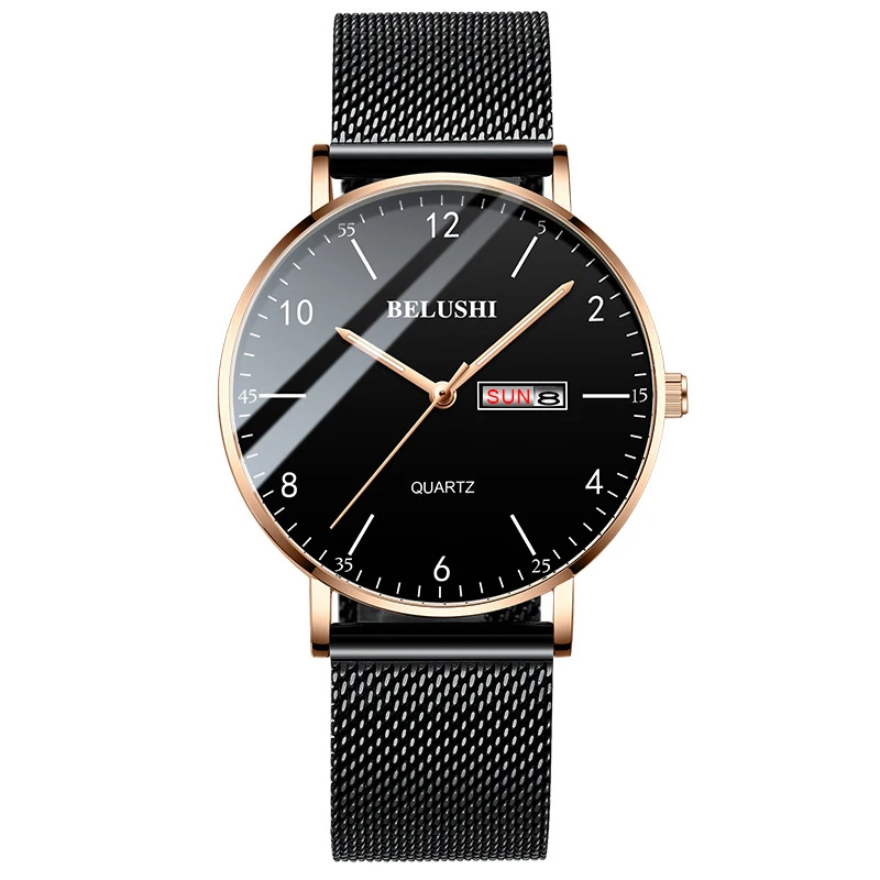 2022 Minimalist Men's Fashion Watches Men Business Ultra Thin Stainless Steel Mesh Band Week Date Quartz Watch Relogio Masculino
2022 Minimalist Men's Fashion Watches Men Business Ultra Thin Stainless Steel Mesh Band Week Date Quartz Watch Relogio Masculino