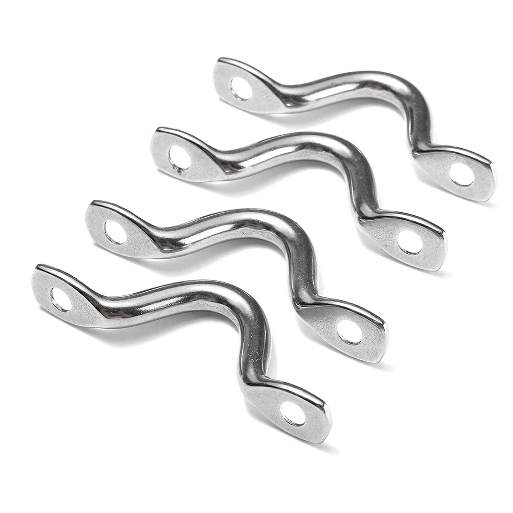 4Pcs 5mm Stainless Steel Wire Eye Strap Boat Marine Tie Down Fender Hook Canopy Yacht Bow Handle Accessories
4Pcs 5mm Stainless Steel Wire Eye Strap Boat Marine Tie Down Fender Hook Canopy Yacht Bow Handle Accessories