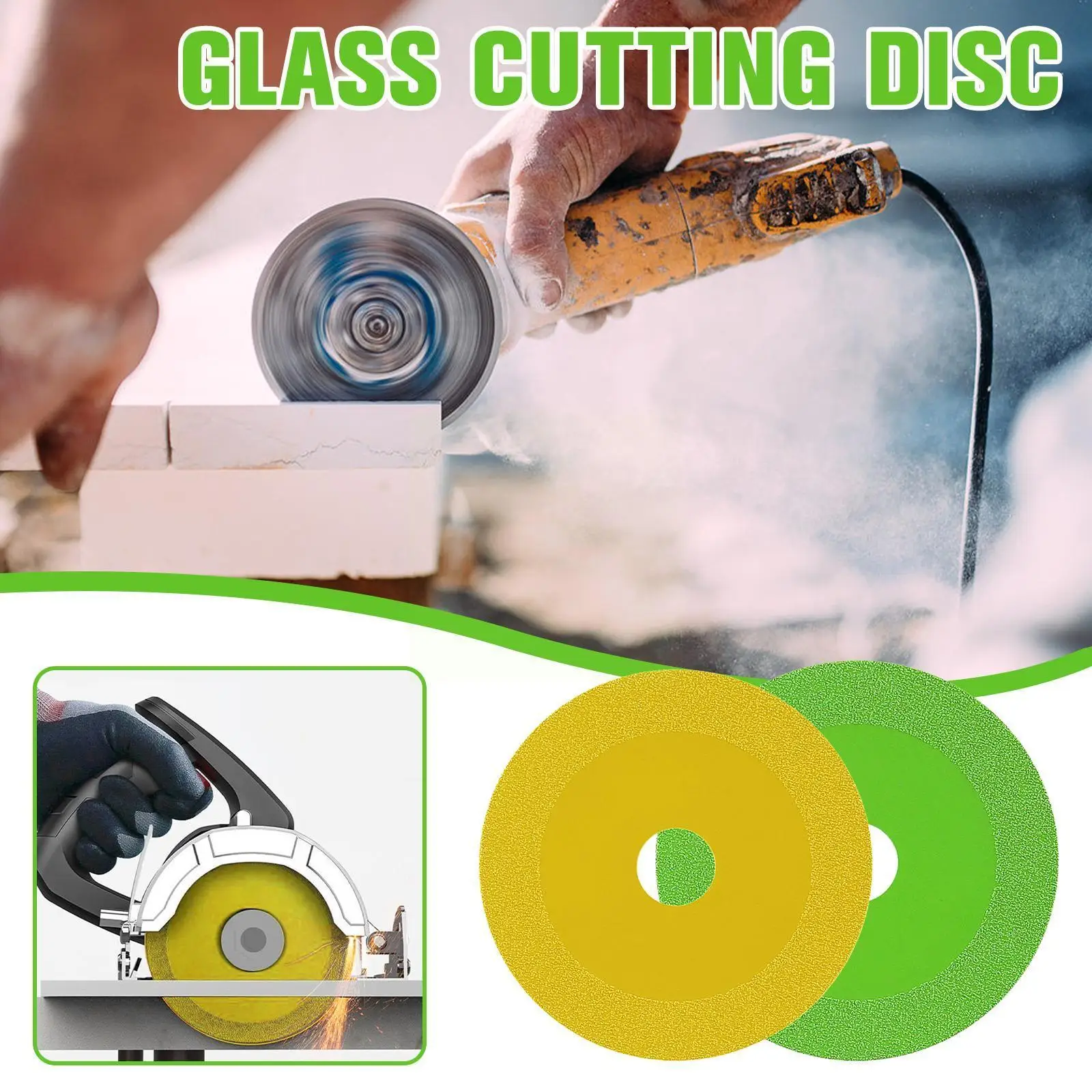 1pc Glass Cutting Disc 100mm Ultra-thin Saw Jade Grinding Cutting Glass Wine Bottles Cutting Chamfering Crystal Y0i3
1pc Glass Cutting Disc 100mm Ultra-thin Saw Jade Grinding Cutting Glass Wine Bottles Cutting Chamfering Crystal Y0i3