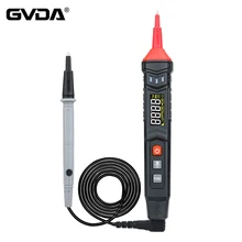GVDA Digital Pen Type Multimeter Smart DC AC Voltage Tester Voltmeter Auto Range Resistance Capacitance True RMS Multi-meter GVDA Digital Pen Type Multimeter Smart DC AC Voltage Tester Voltmeter Auto Range Resistance Capacitance True RMS Multi-meter