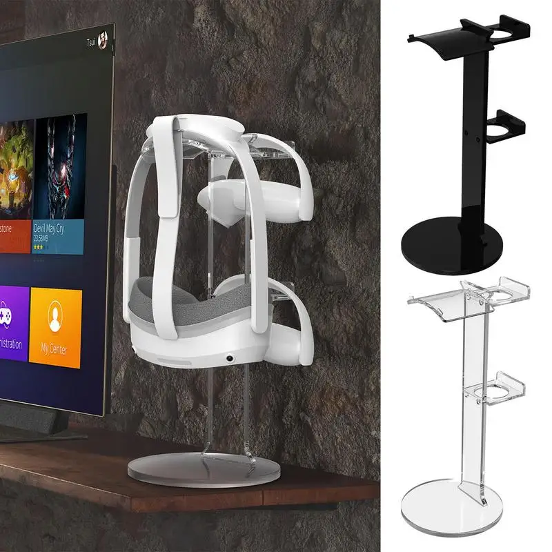 Stand Holder Acrylic VR Headset Stand Base And Display For Virtual Reality Accessories Desktop Bracket
Stand Holder Acrylic VR Headset Stand Base And Display For Virtual Reality Accessories Desktop Bracket