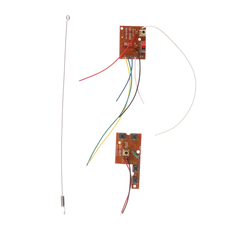 4CH RC Remote Control 27MHz Circuit PCB Transmitter and Receiver Board with Antenna Radio System for Car Truck Toy
4CH RC Remote Control 27MHz Circuit PCB Transmitter and Receiver Board with Antenna Radio System for Car Truck Toy