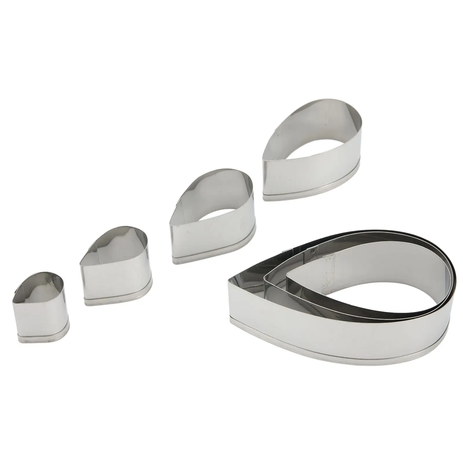 High quality Stainless Steel Rose Cutter Water Drop Shape Fondant Flower Mold Petal Stencils Cookie Cutters 7 Sizes Included
High quality Stainless Steel Rose Cutter Water Drop Shape Fondant Flower Mold Petal Stencils Cookie Cutters 7 Sizes Included