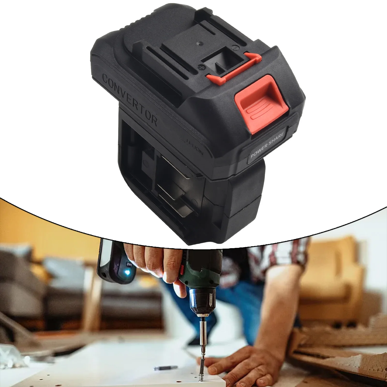 2 In 1 Battery Converter Rechargeable Lithium Battery For Cordless Wrench Hammer Drill Angle Grinder Chainsaw Screwdriver Tools
2 In 1 Battery Converter Rechargeable Lithium Battery For Cordless Wrench Hammer Drill Angle Grinder Chainsaw Screwdriver Tools
