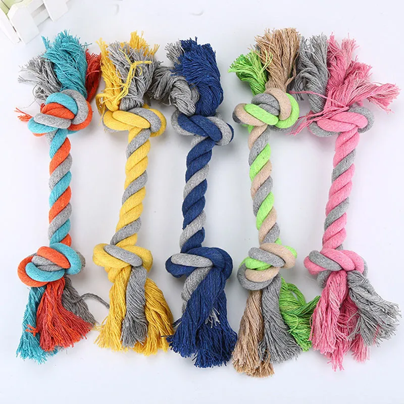 1pcs Three-Strand Cotton Rope Dog Toy Play Braided Bone Teeth Bite-Resistant Grinding Cleaning Intelligence Game Dog Accessories
1pcs Three-Strand Cotton Rope Dog Toy Play Braided Bone Teeth Bite-Resistant Grinding Cleaning Intelligence Game Dog Accessories